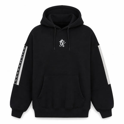 Gym Womens King Black Hoodie Cotton-Poly Pullover Size 6