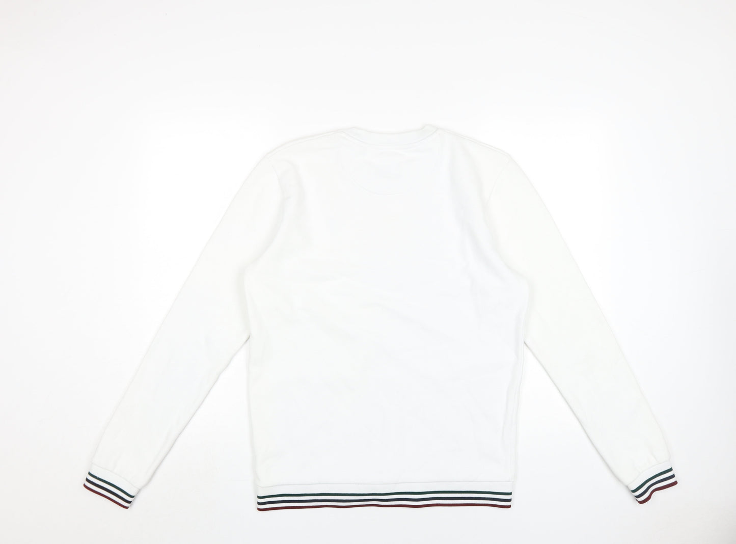 Jack Wills Men's White Pullover Sweatshirt S