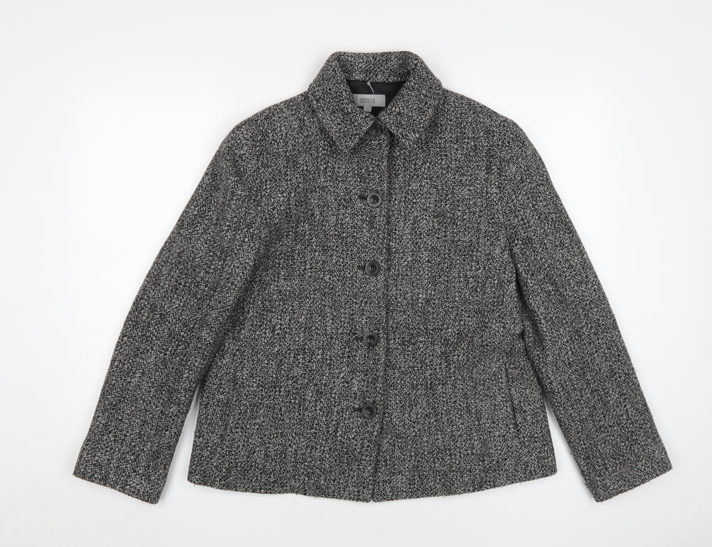 Marks and Spencer Women's Black Jacket Size 14