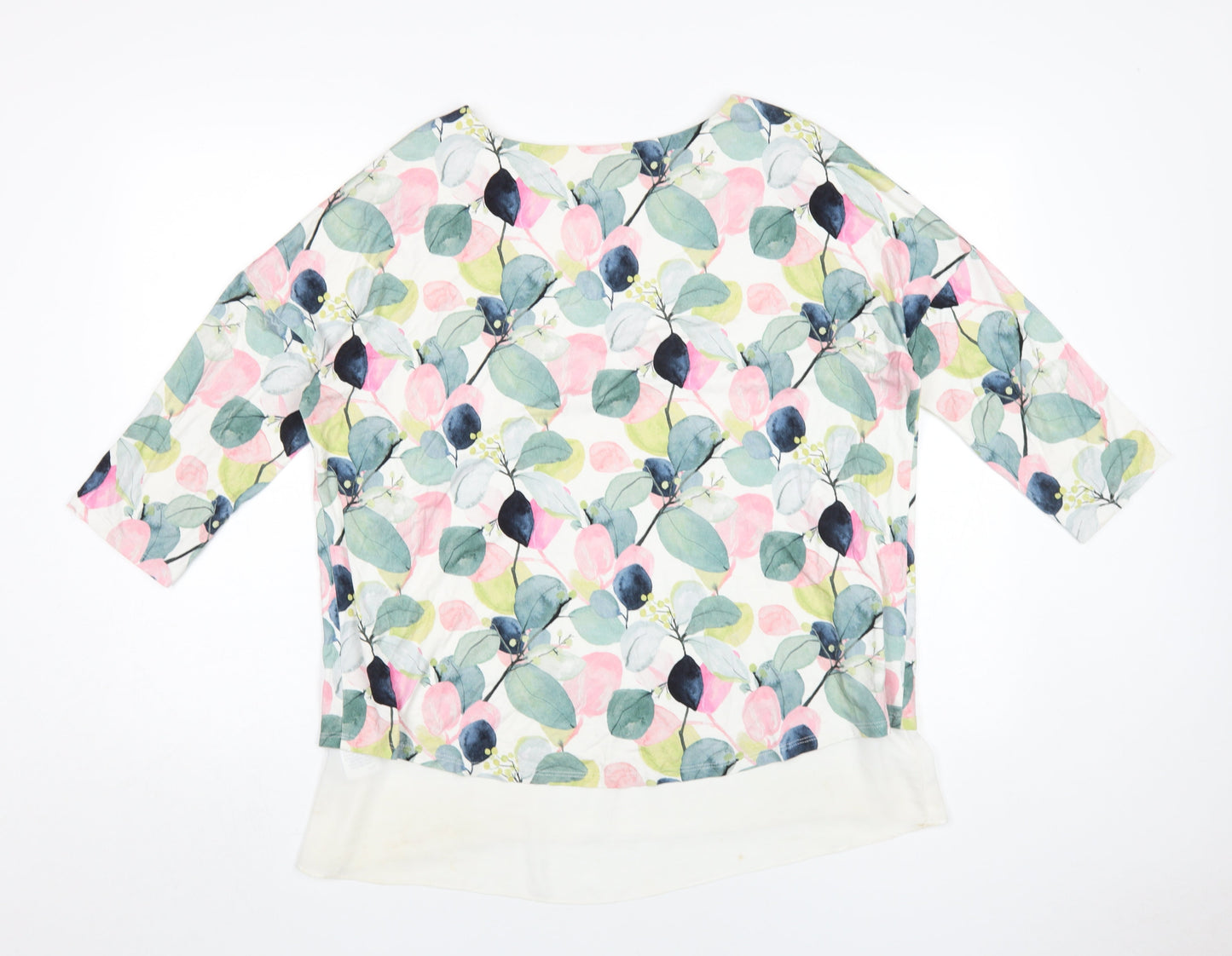 Phase Eight Women's Floral Tunic 3/4 Sleeve Blouse UK 14
