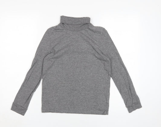 La Redoute Girls Grey Long Sleeve T-Shirt, Size 12 Years
