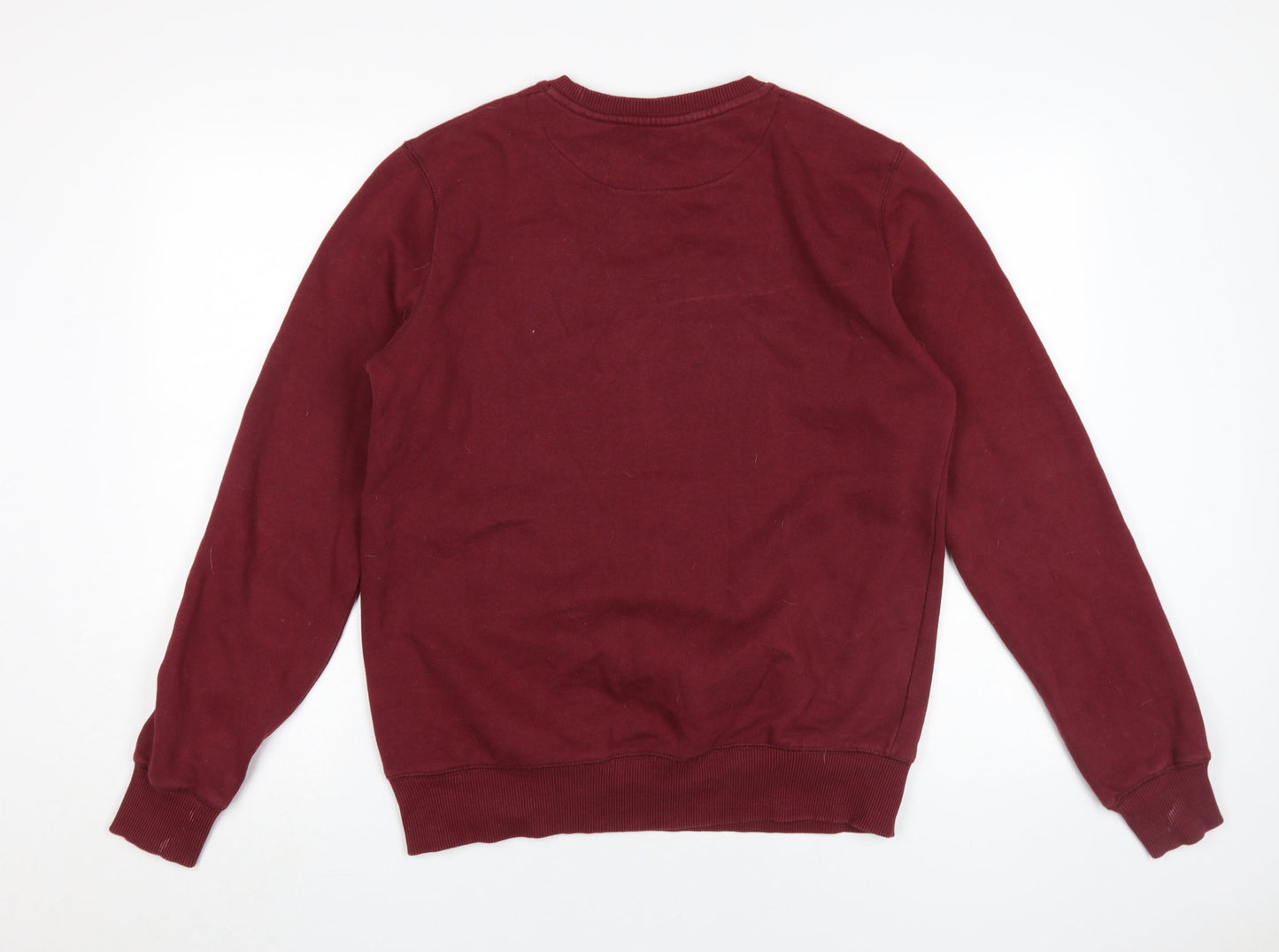 Sonneti Men's Red Graphic Print Pullover Sweatshirt M
