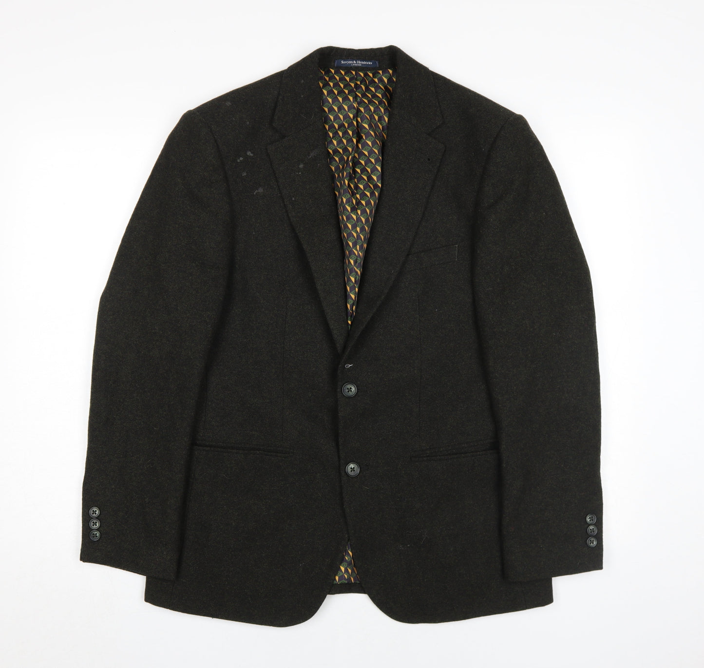 Sawyers & Hendricks Men's Black Blazer 38S