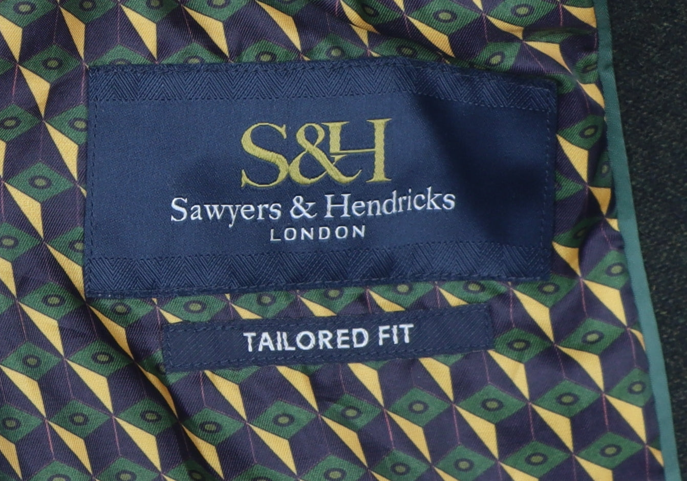 Sawyers & Hendricks Men's Black Blazer 38S