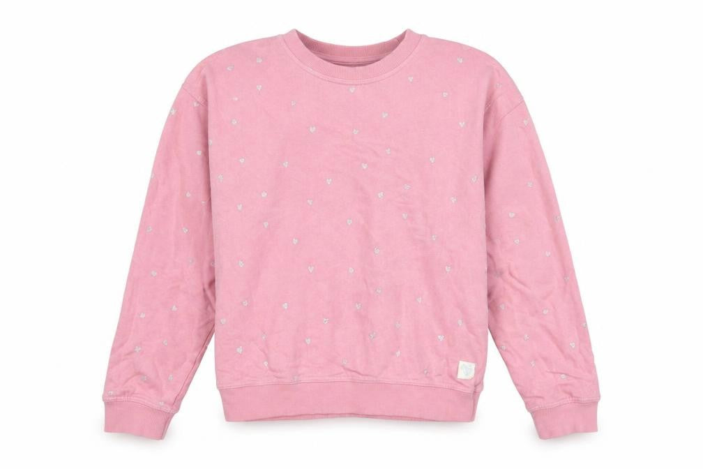 John Lewis Girls Pink Pullover Sweatshirt, Size 12 Years
