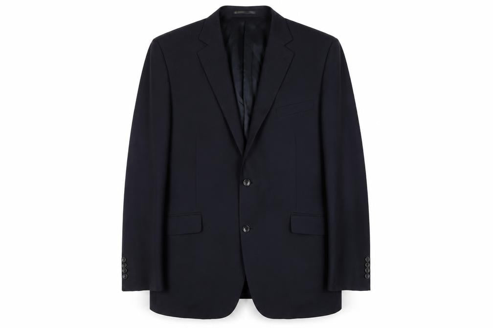 Savoy Taylors Guild Men's Black Blazer 46R Formal