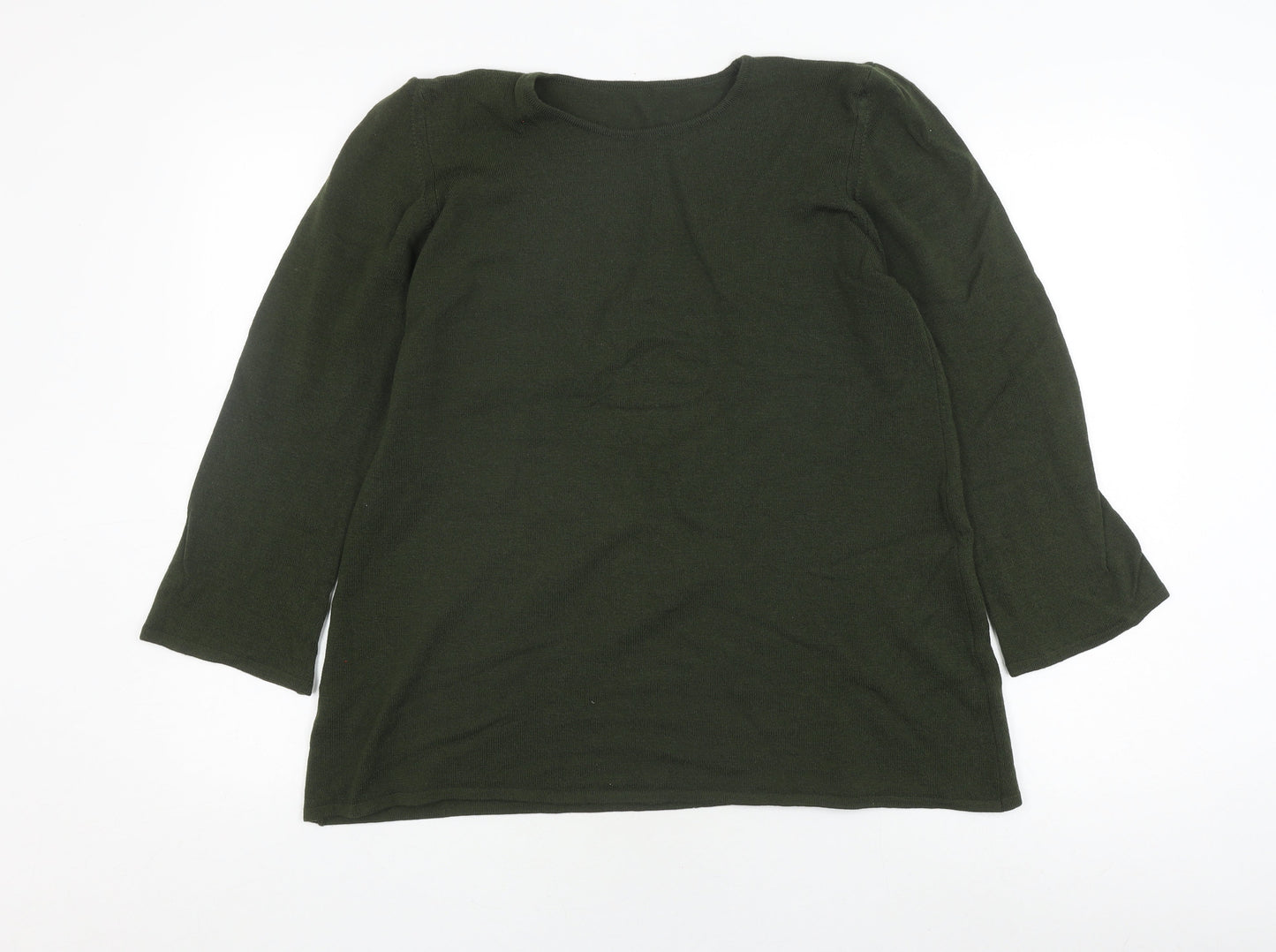 Marks and Spencer Women's Green Knit Top UK 14