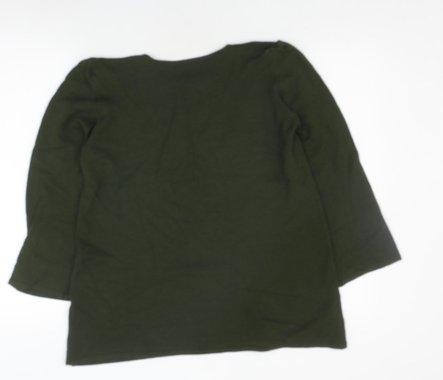 Marks and Spencer Women's Green Knit Top UK 14