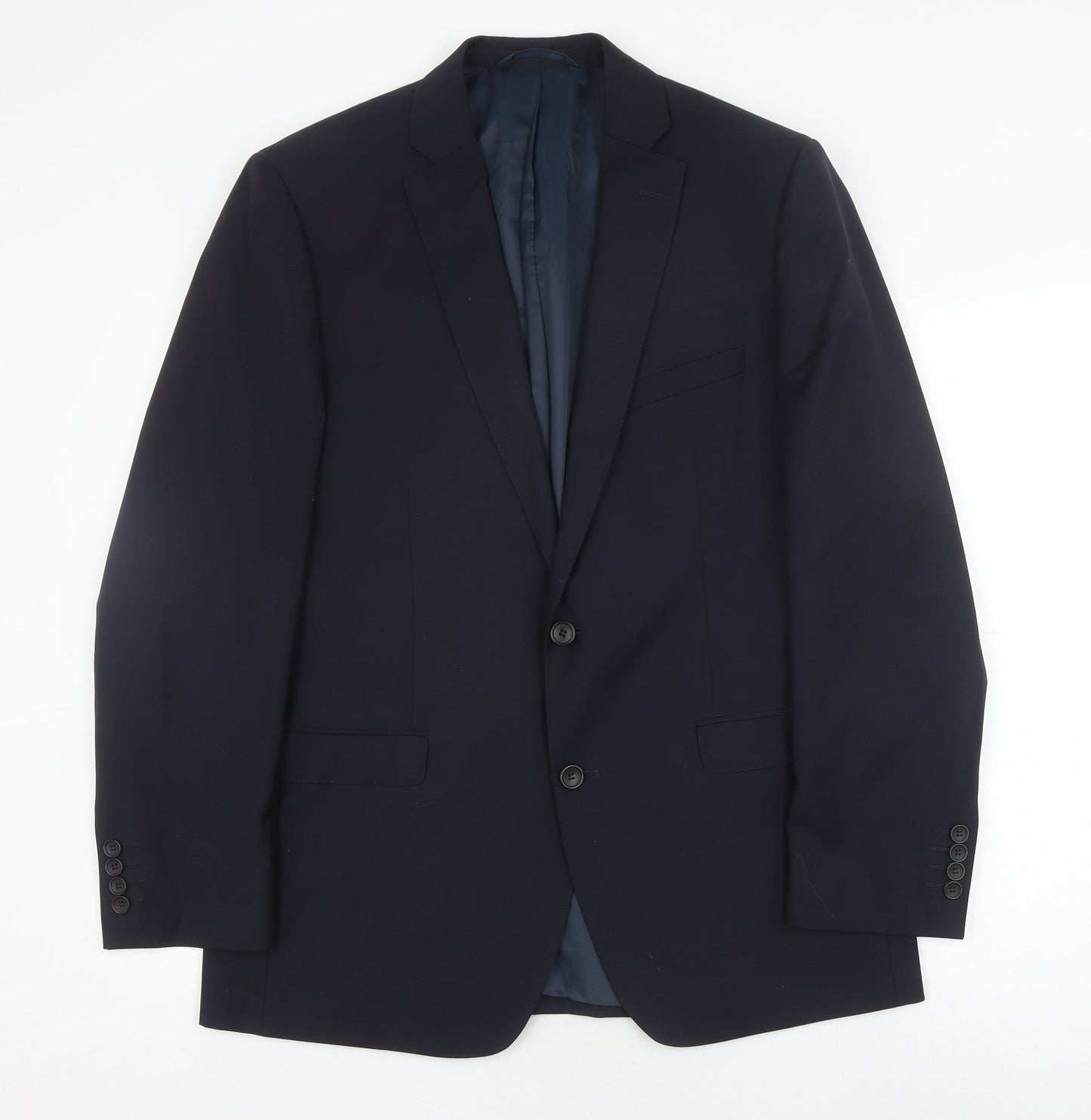 Men's Moss 1851 Black Blazer, Regular Fit, Size 42R