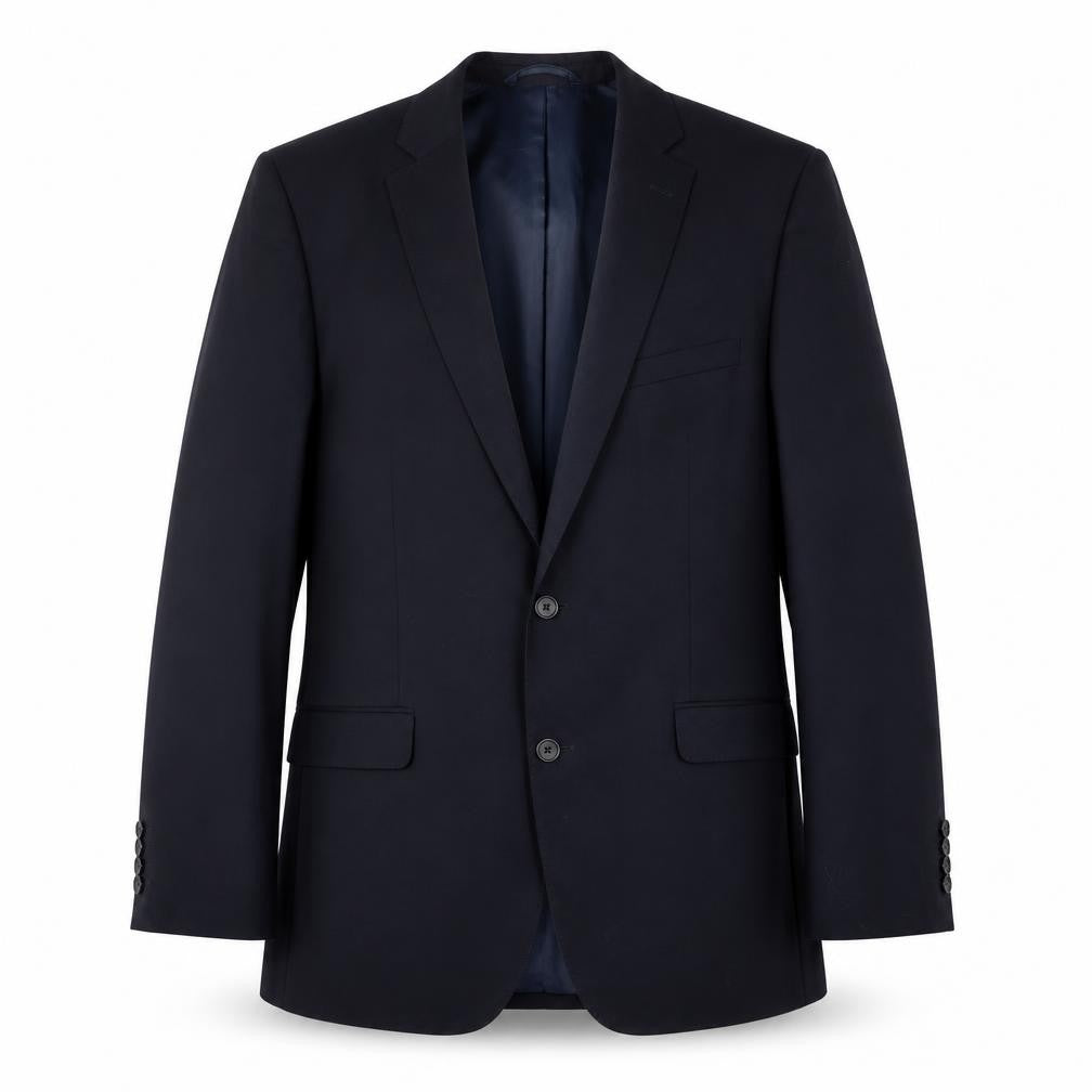 Men's Moss 1851 Black Blazer, Regular Fit, Size 42R
