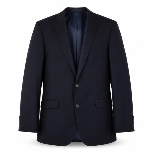 Men's Moss 1851 Black Blazer, Regular Fit, Size 42R