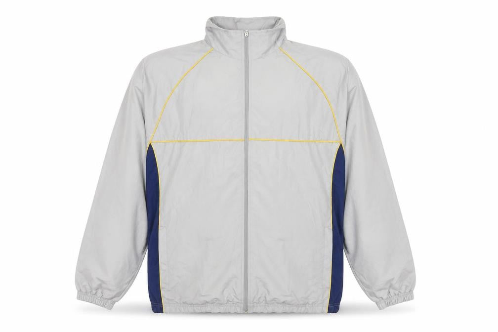 Athletic Works Men's Grey Windbreaker Jacket, Size L
