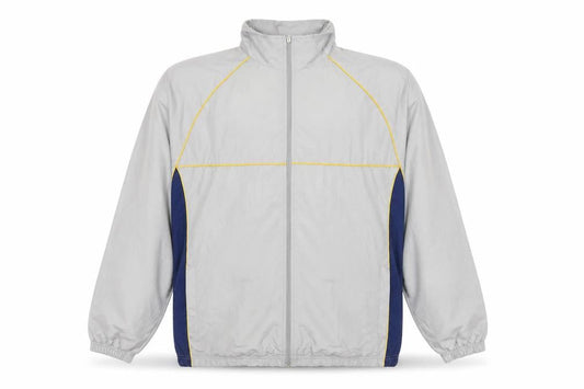 Athletic Works Men's Grey Windbreaker Jacket, Size L