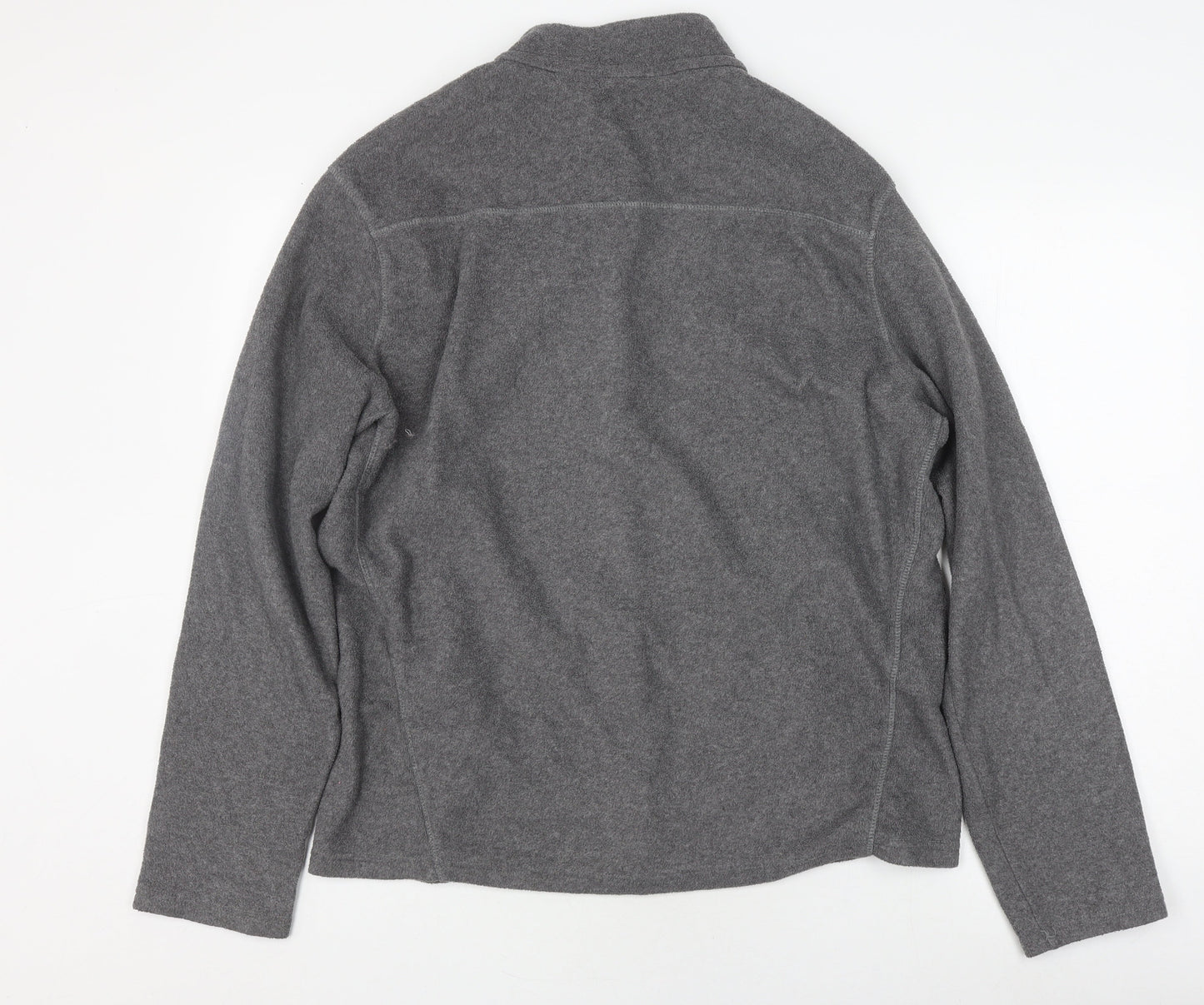 Quechua Men's Grey Fleece Full Zip Jacket XL