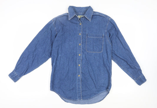 Great Northwest Women's Blue Denim Button-Up Shirt