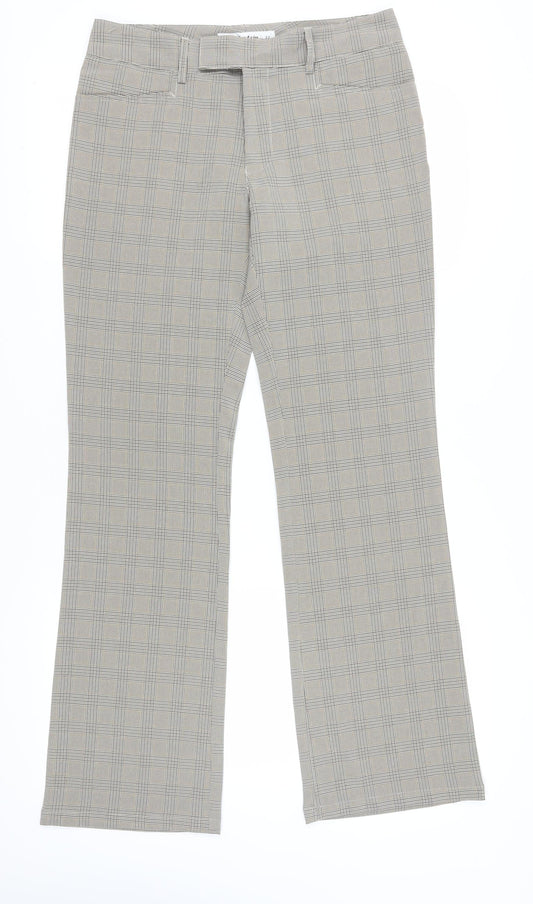 Industrie Women's Grey Check Dress Pants - Size L