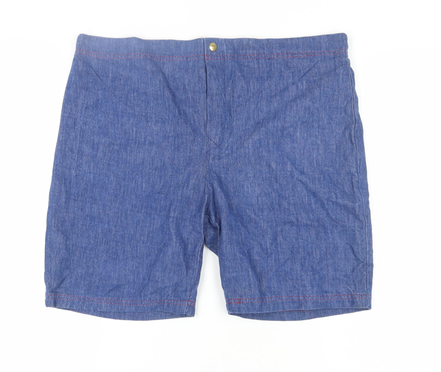 Jantzen Men's Blue Chino Shorts, Large, Denim, Casual Style