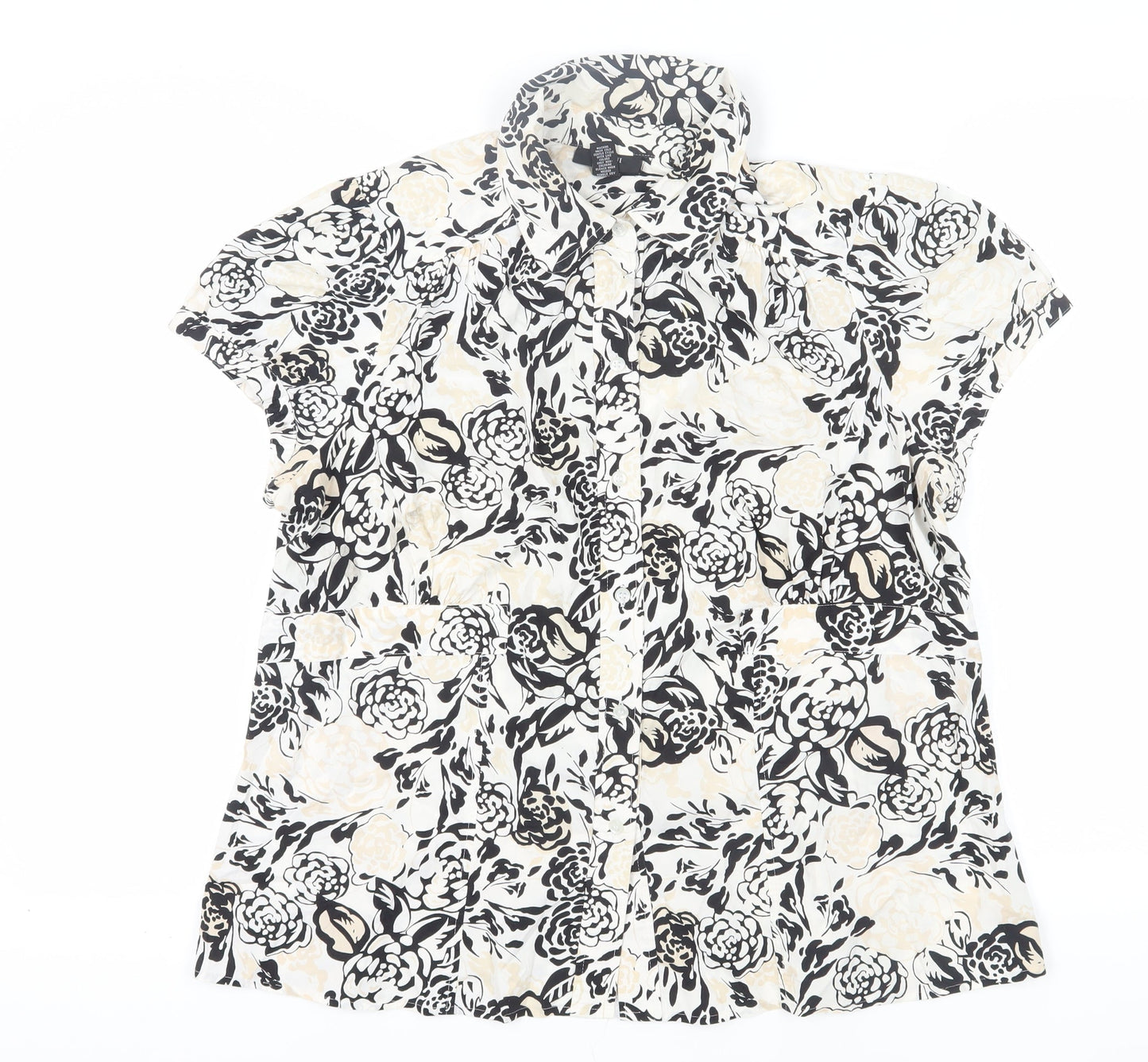 Alfani Women's Multicoloured Button-Up Blouse, Size 16 Plus