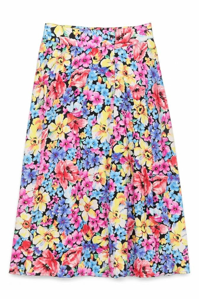 Lizwear Women's Multicoloured A-Line Midi Skirt Size 8