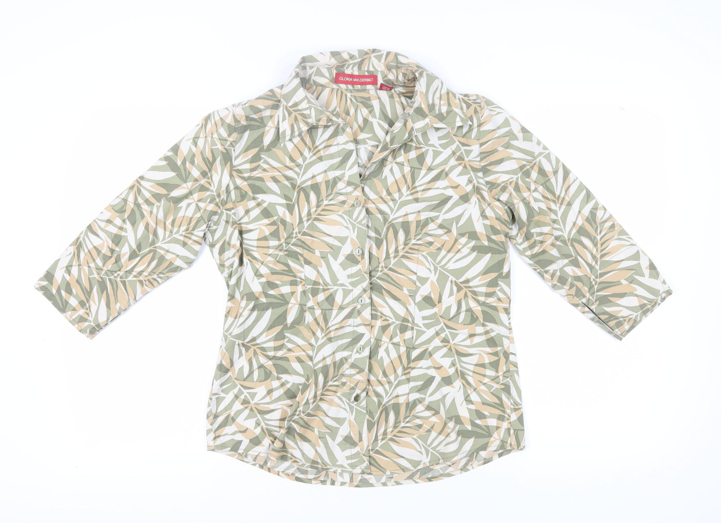 Gloria Vanderbilt Women's Floral Blouse M Multicoloured