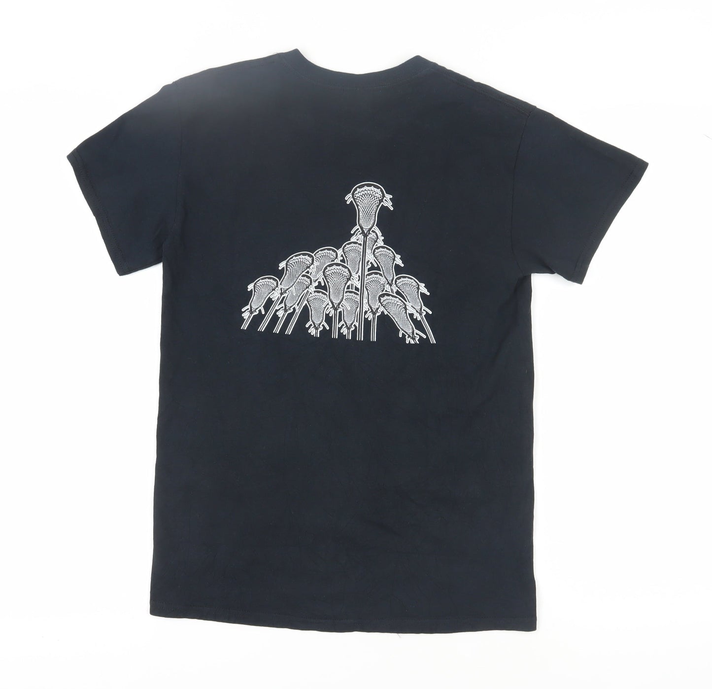 Gildan Unisex Black T-Shirt, Small, Sports Graphic