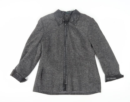 Windsmoor Women's Grey Tweed Jacket Size 12