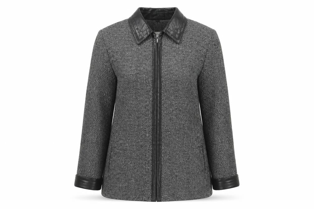 Windsmoor Women's Grey Tweed Jacket Size 12