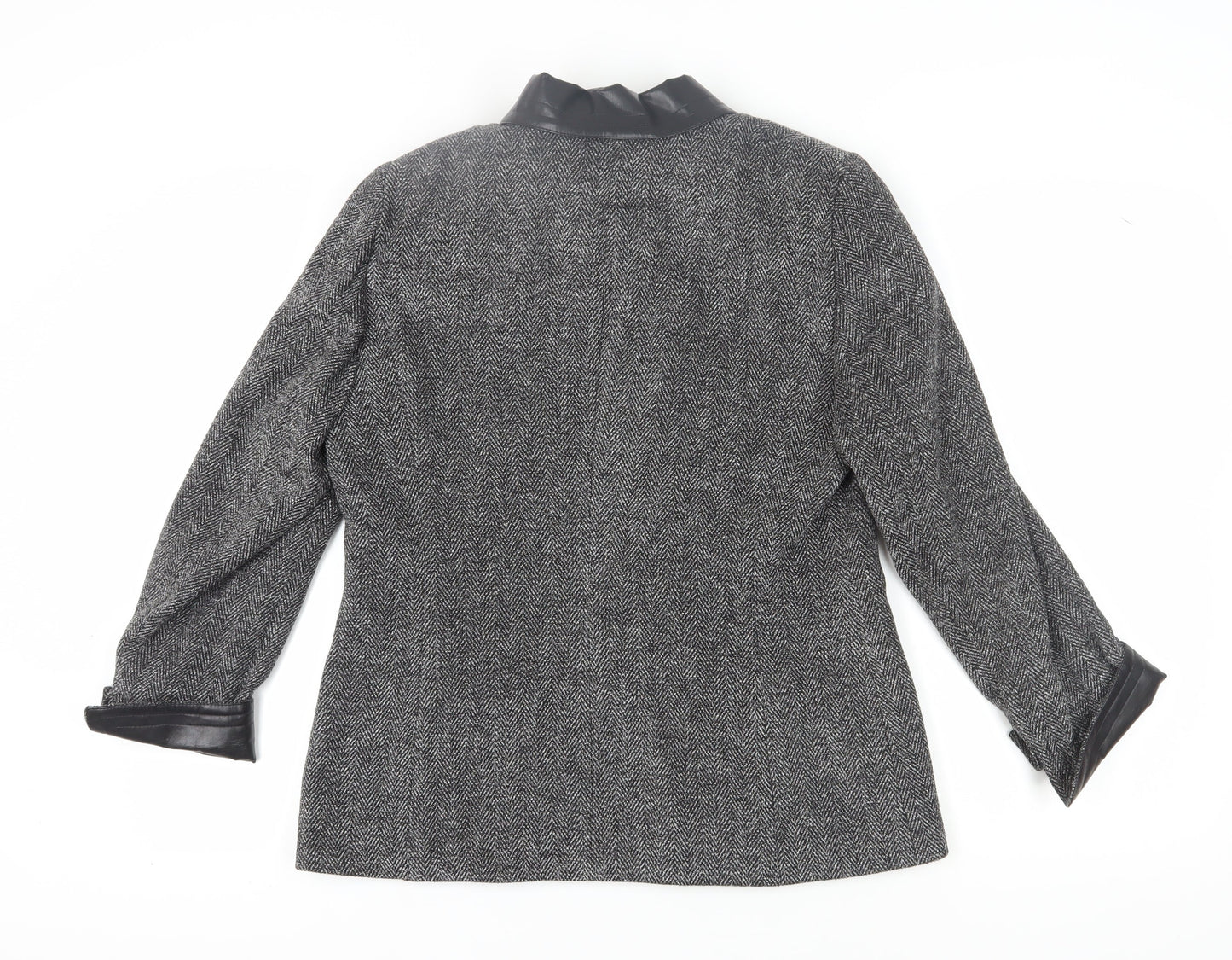 Windsmoor Women's Grey Tweed Jacket Size 12