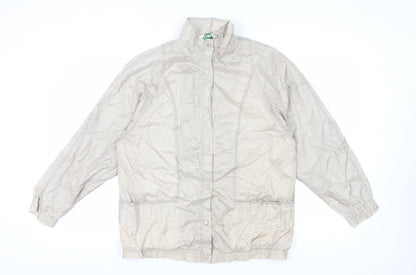 Haband Women's Beige Nylon Basic Jacket M