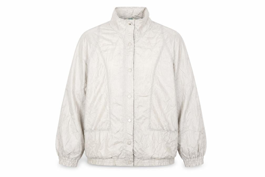 Haband Women's Beige Nylon Basic Jacket M