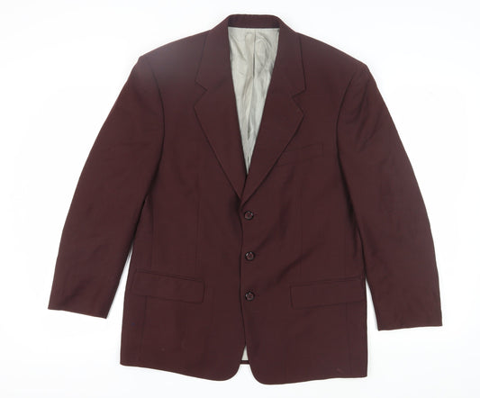 Gianni Valente Men's Brown Blazer, Size 40S, Business Wear