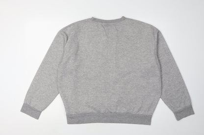 Preloved Disney Women's Grey Mickey & Minnie Sweatshirt M - Back