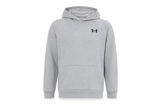 Under Armour Boys Grey Pullover Hoodie Size M with Logo