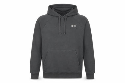 Under Armour Boys Grey Pullover Hoodie XS - Stylish and Cozy