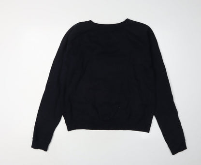 Hard Womens Rock Black L Pullover Sweatshirt