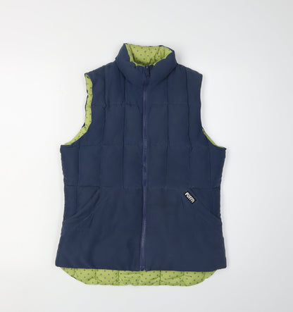 Puffa Womens Blue Padded Waistcoat XS Casual