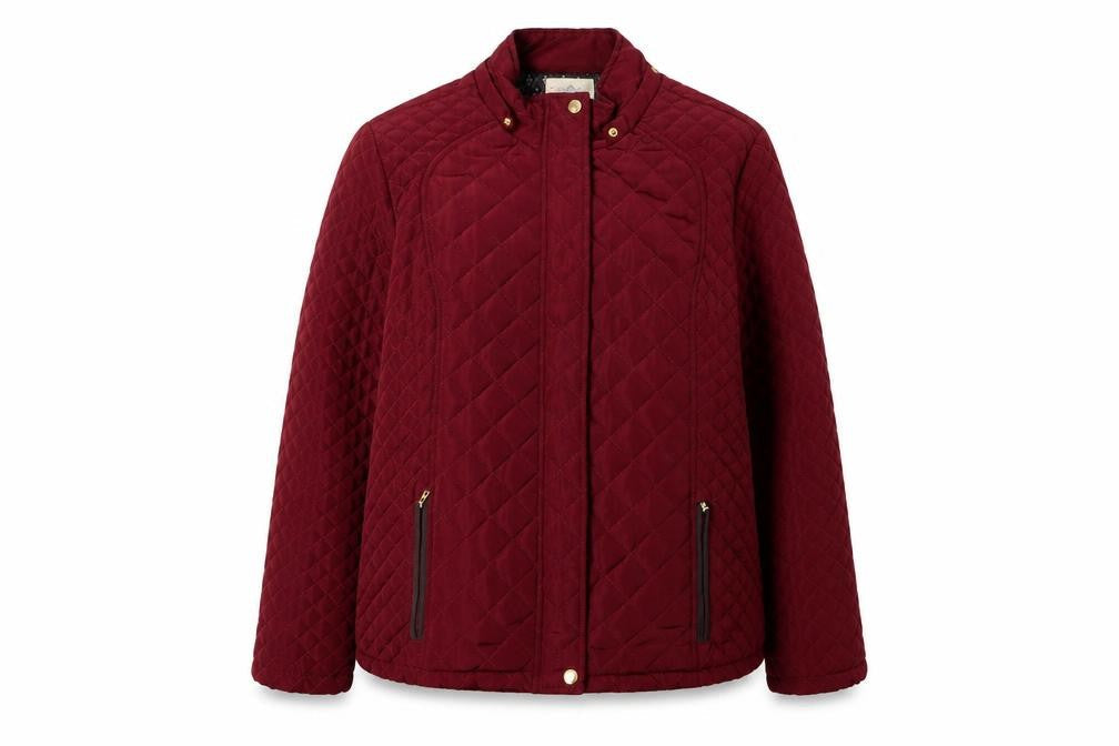 Beacan Cove Women's Red Quilted Jacket Size 12
