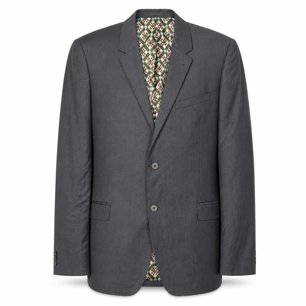 Ted Baker Men's Grey Blazer, Size 42, Wool