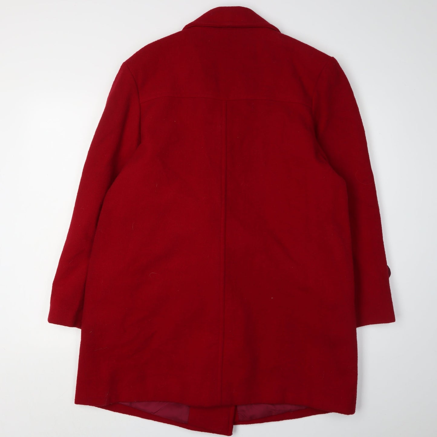 The Great Coat Company Women's Red Wool Pea Coat Size 14