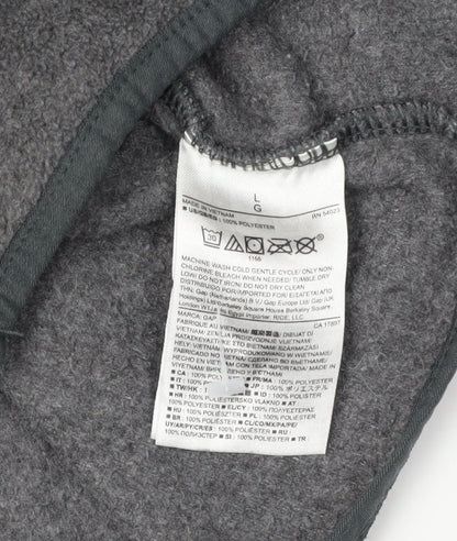 Gap Men's Grey Full Zip Jacket Size L Casual Warm