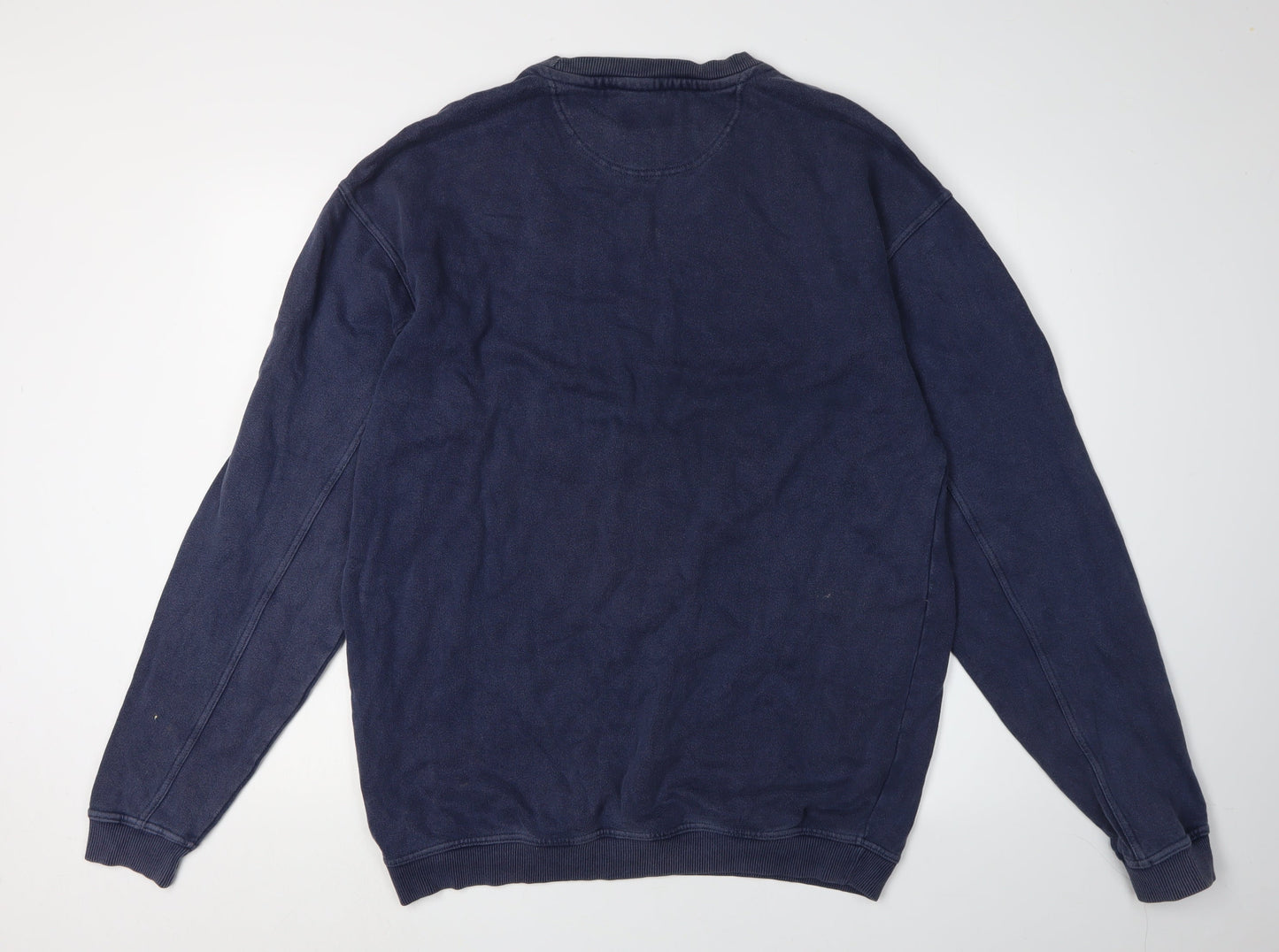 Debenhams Men's Blue Pullover Sweatshirt S Relaxed Fit