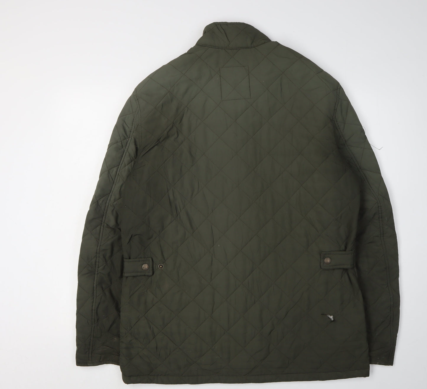 Marks and Spencer Men's Green Quilted Jacket M