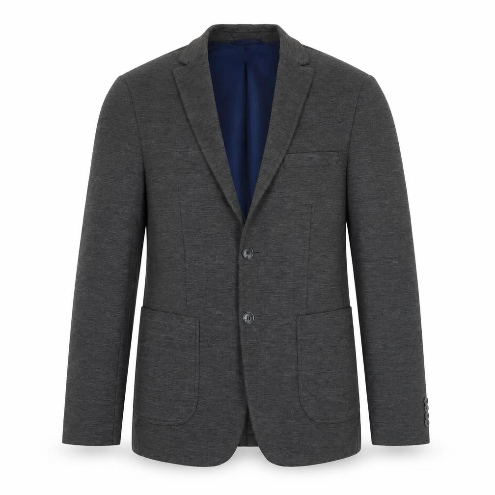 Steel & Jelly Grey Men's Blazer, Size 40R, Two-Button Notch