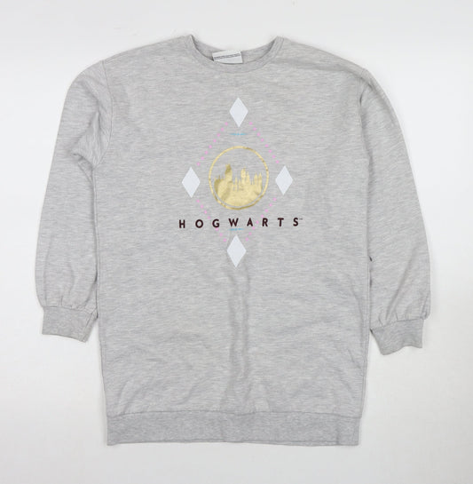 Wizarding World Grey Girls Pullover Sweatshirt 9-10 Years