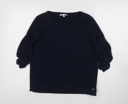 Tom Tailor Denim Women's Blue M 3/4 Sleeve Top