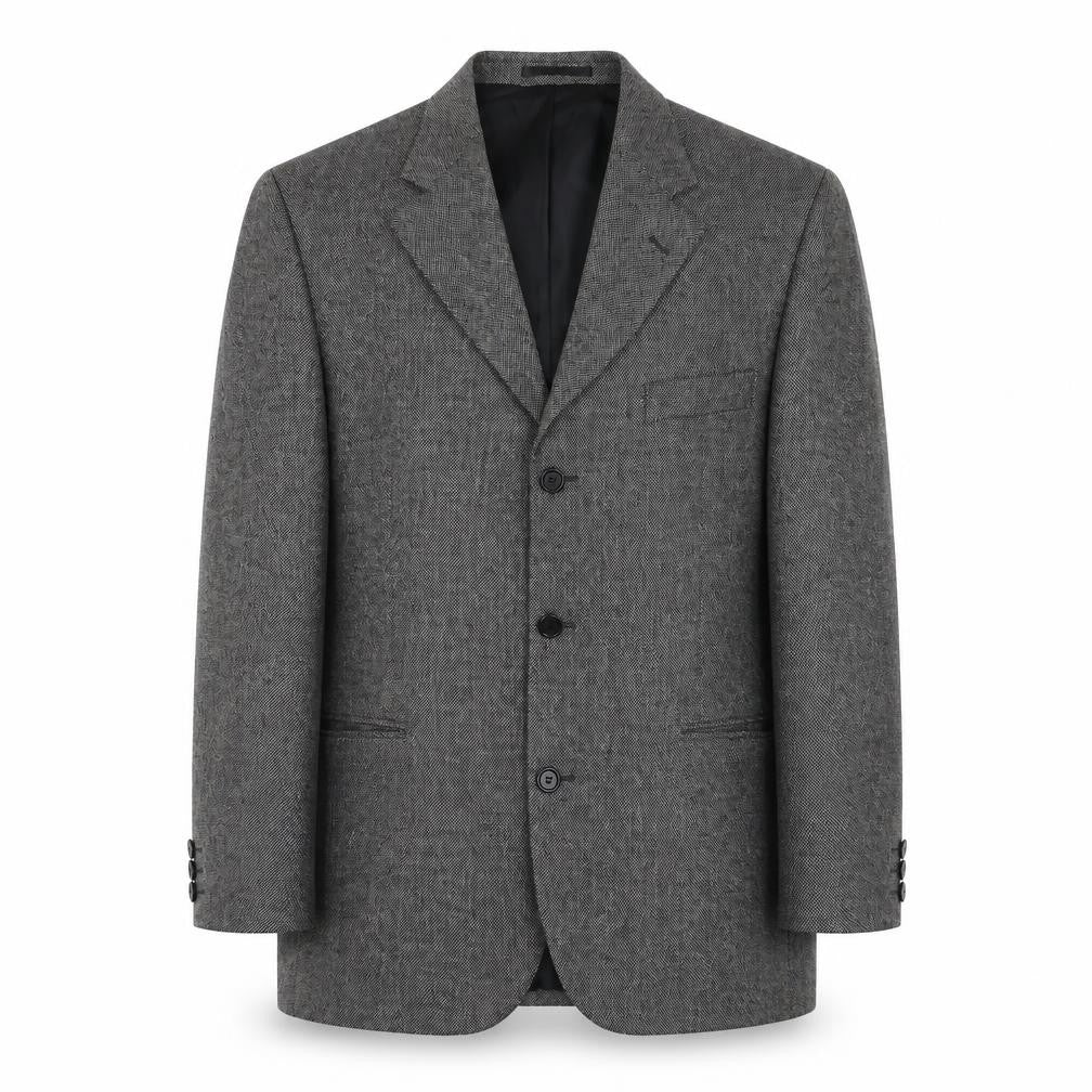Lino Vierra Men's Grey Wool Blazer 42S