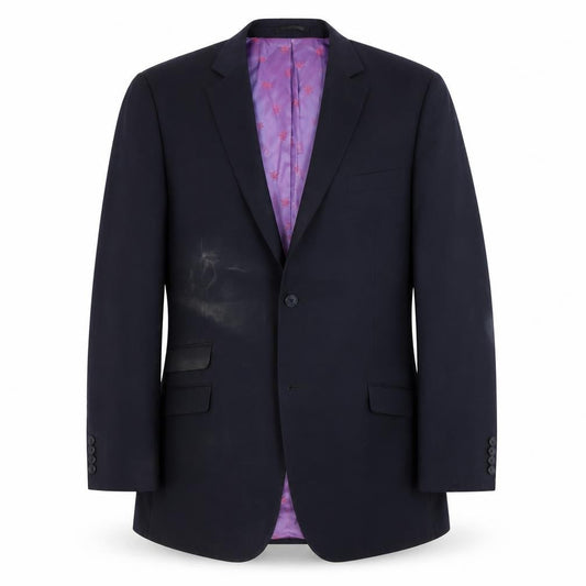 Brook Taverner Men's Black Blazer, Size 44L, Business/Formal