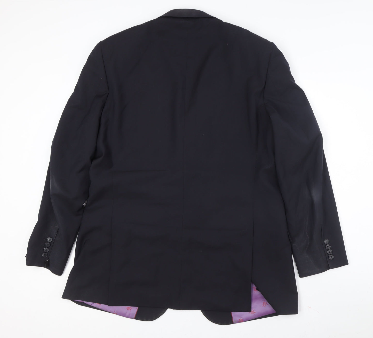 Brook Taverner Men's Black Blazer, Size 44L, Business/Formal