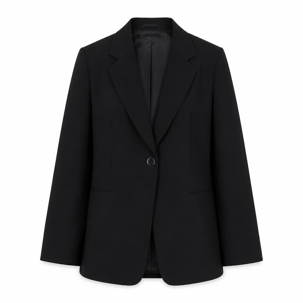 Smith Collection Blazer Women Black S Business Formal