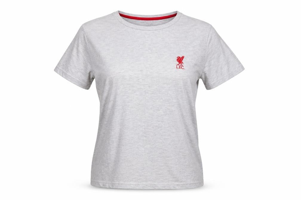 LFC Unisex Grey Jersey T-Shirt Size 12